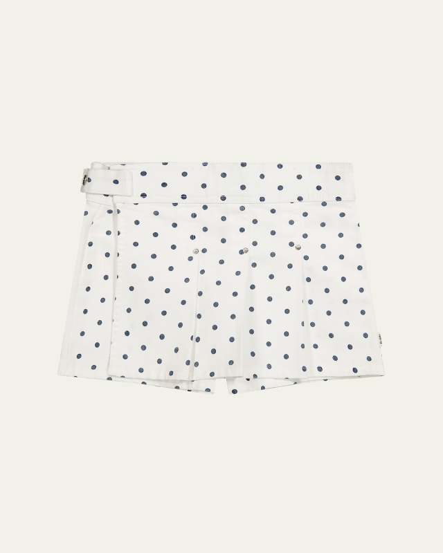 Girl's Lola Polka Dot Skort, Size 7-16